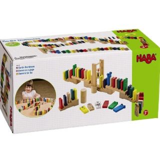 ハーバー(HABA)のHABA社　木製　ドミノ　知育玩具　新品未開封(積み木/ブロック)