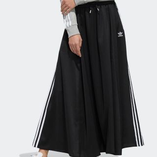 アディダス(adidas)のLONG SATIN SKIRT アディダスオリジナルス(ロングスカート)