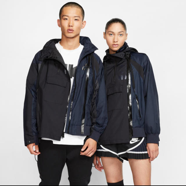 希少Sサイズ! sacai x Nike ダブルジップ ジャケット