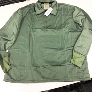 米軍放出品 sleeping shirt ハーフジップシャツ サイズXL(ミリタリージャケット)