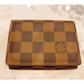 ルイヴィトン(LOUIS VUITTON)のルイヴィントン　ダミエ　名刺入れ　カードケース(名刺入れ/定期入れ)