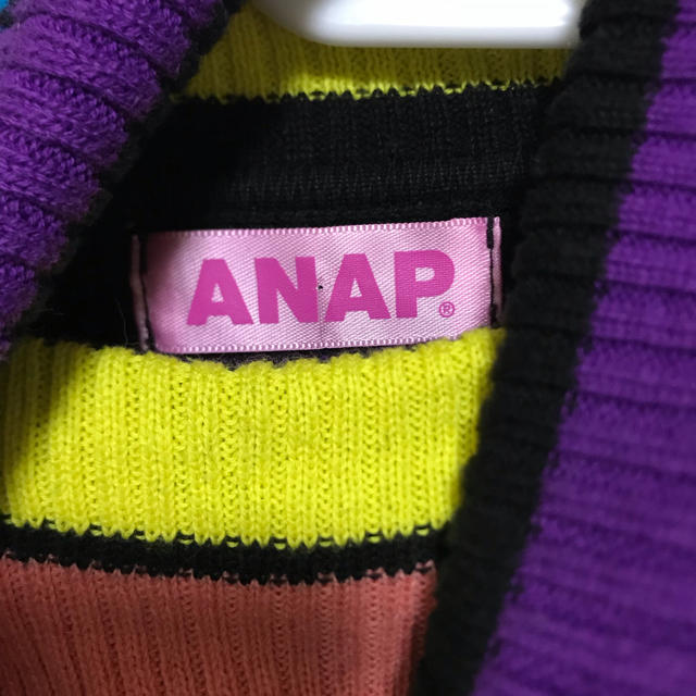 ANAP(アナップ)のANAP ハイネック カラフル セーター レディースのトップス(ニット/セーター)の商品写真