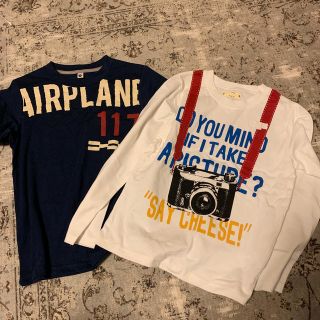 ベルメゾン(ベルメゾン)の130センチ　新品 Tシャツ　2点セット(Tシャツ/カットソー)