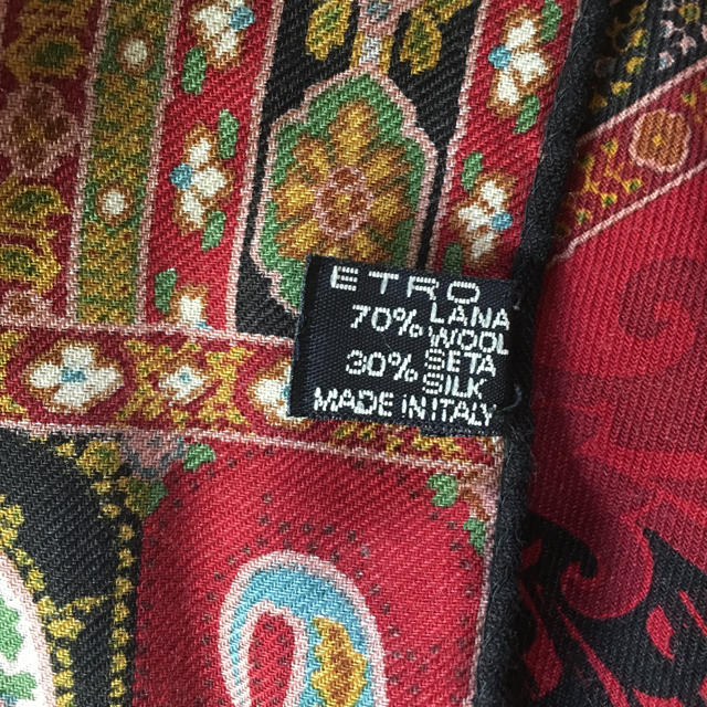 ETRO(エトロ)のエトロ スカーフ ETRO 美品 レディースのファッション小物(ストール/パシュミナ)の商品写真