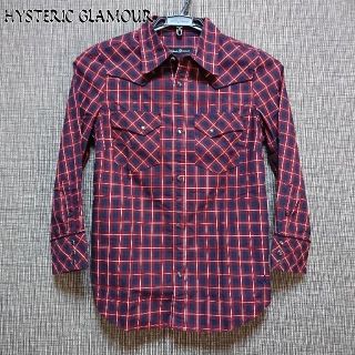 ヒステリックグラマー(HYSTERIC GLAMOUR)の【HYSTERIC GLAMOUR】７～８分丈シャツ ( 税込・送料無料！)(シャツ/ブラウス(長袖/七分))