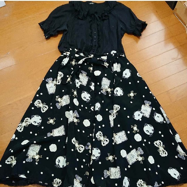 期間限定割引あり☆ピンクハウス プリントロングスカート-