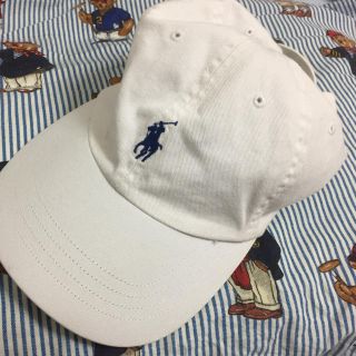 ポロラルフローレン(POLO RALPH LAUREN)のPOLO キャップ ホワイト 最終値下げ(キャップ)