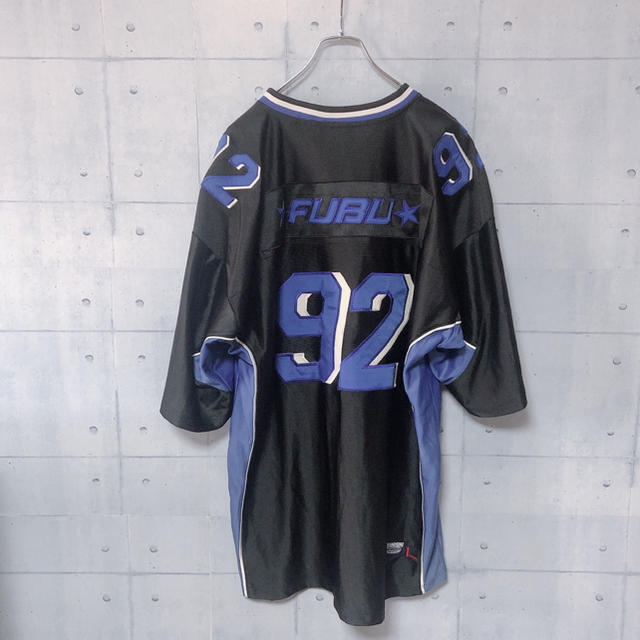 FUBU(フブ)の★入手困難★ フブ　ゲームシャツ  90‘s デカロゴ  ビックロゴ 刺繍ロゴ メンズのトップス(Tシャツ/カットソー(半袖/袖なし))の商品写真