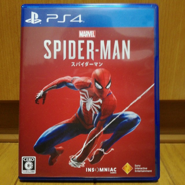 PlayStation4(プレイステーション4)のスパイダーマン　ps4 エンタメ/ホビーのゲームソフト/ゲーム機本体(家庭用ゲームソフト)の商品写真