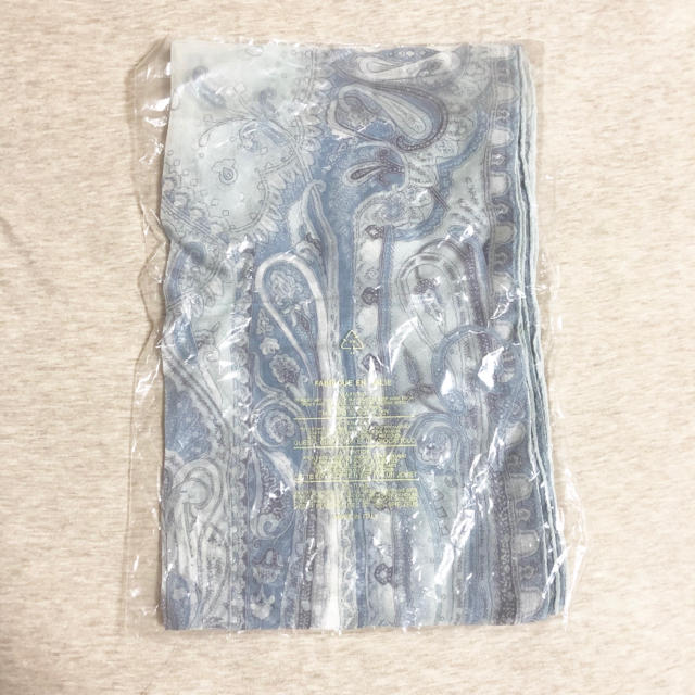 【未使用新品】ETRO エトロ ストール ブルー系 1