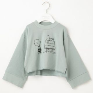 チャオパニックティピー(CIAOPANIC TYPY)のPEANUTS×CIAOPANIC TYPY　フレアスリースウェットトレーナー　(Tシャツ/カットソー)