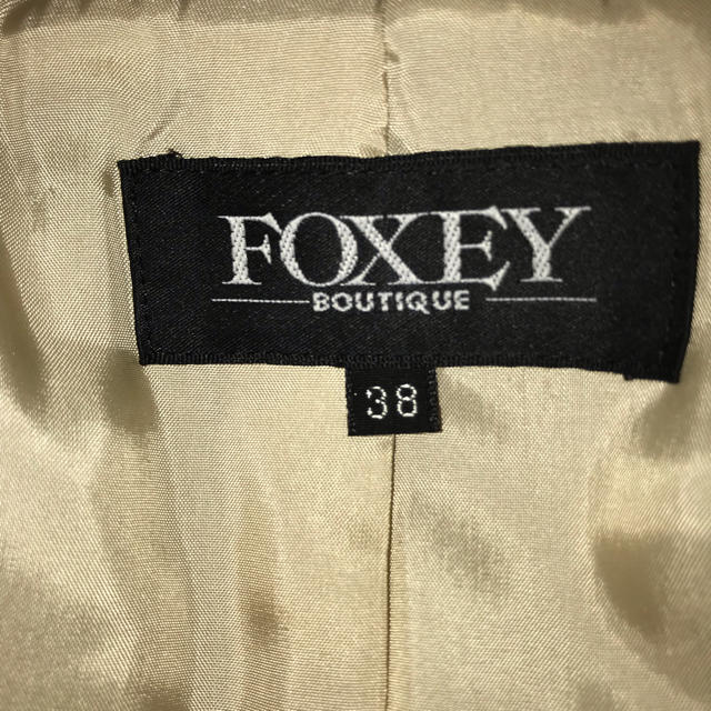 FOXEY(フォクシー)のfoxey フォクシー フォックスファー付きダウンコート38 ピンク レディースのジャケット/アウター(ダウンコート)の商品写真