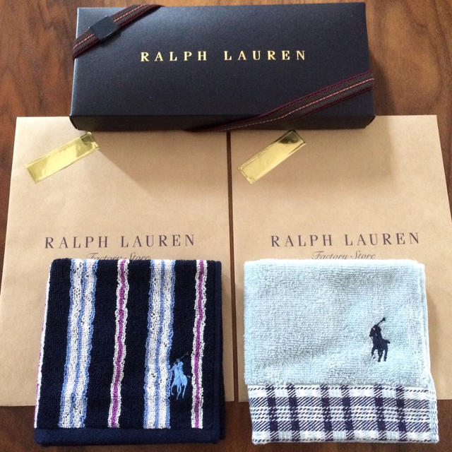 Ralph Lauren(ラルフローレン)のsale♪ギフト♡ラルフ タオルハンカチ メンズのファッション小物(ハンカチ/ポケットチーフ)の商品写真