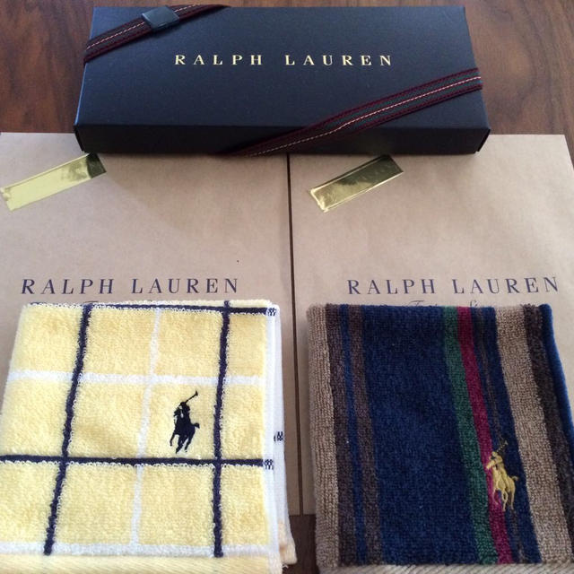 Ralph Lauren(ラルフローレン)のsale♪ギフト♡ラルフ タオルハンカチ メンズのファッション小物(ハンカチ/ポケットチーフ)の商品写真