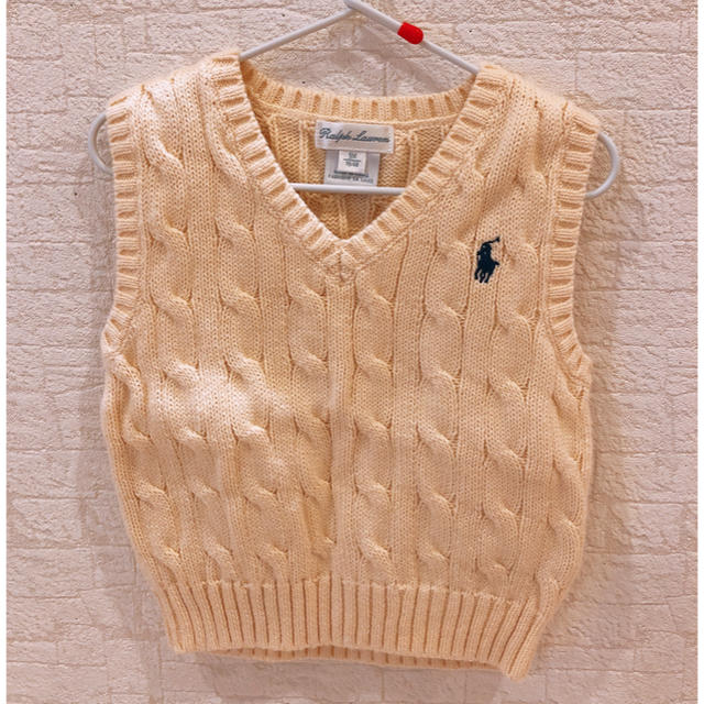 Ralph Lauren(ラルフローレン)のラルフローレン　75cmニットベスト　ゆゆゆ様専用 キッズ/ベビー/マタニティのキッズ服男の子用(90cm~)(ニット)の商品写真