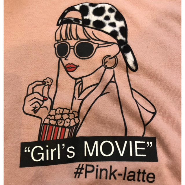 PINK-latte(ピンクラテ)のピンクラテ   トレーナー美品 キッズ/ベビー/マタニティのキッズ服女の子用(90cm~)(Tシャツ/カットソー)の商品写真