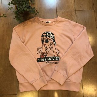 ピンクラテ(PINK-latte)のピンクラテ   トレーナー美品(Tシャツ/カットソー)