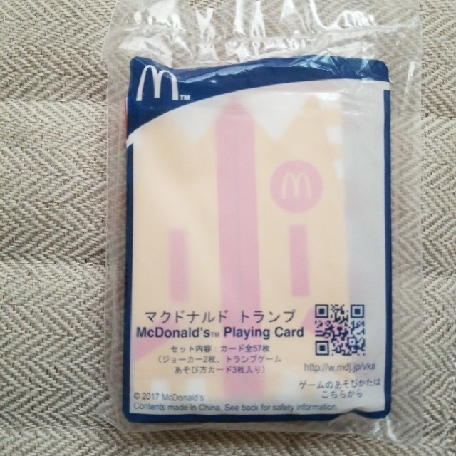 マクドナルド(マクドナルド)の【未使用】マクドナルド【ハッピーセット】マクドナルドトランプ エンタメ/ホビーのテーブルゲーム/ホビー(トランプ/UNO)の商品写真