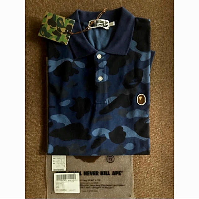 A BATHING APE(アベイシングエイプ)のBAPE COLOR CAMO ONE POINT POLO メンズのトップス(ポロシャツ)の商品写真