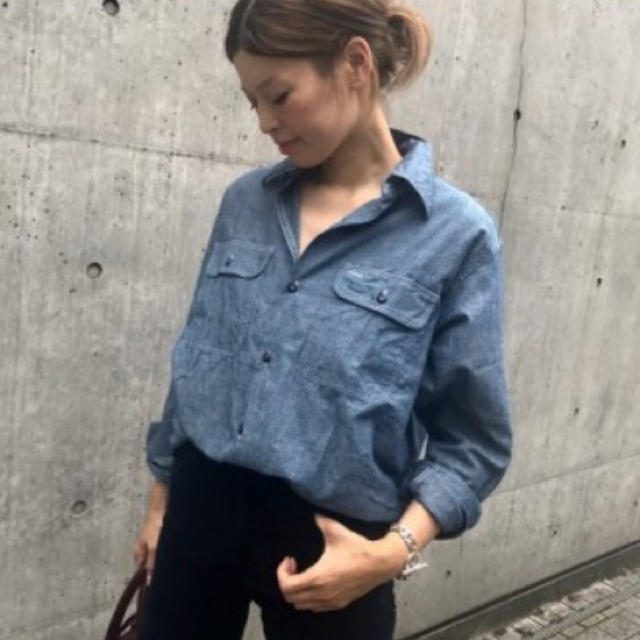 美品 MADISON BLUE シャンブレー  シャツ