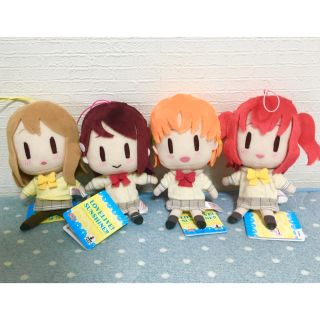 ラブライブ サンシャイン ゴムひも付きぬいぐるみ デフォルメver. 4つセット(キャラクターグッズ)