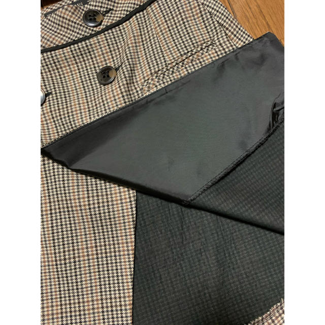 ZARA(ザラ)のzara ボタン付きチェック柄ミニスカート レディースのスカート(ミニスカート)の商品写真