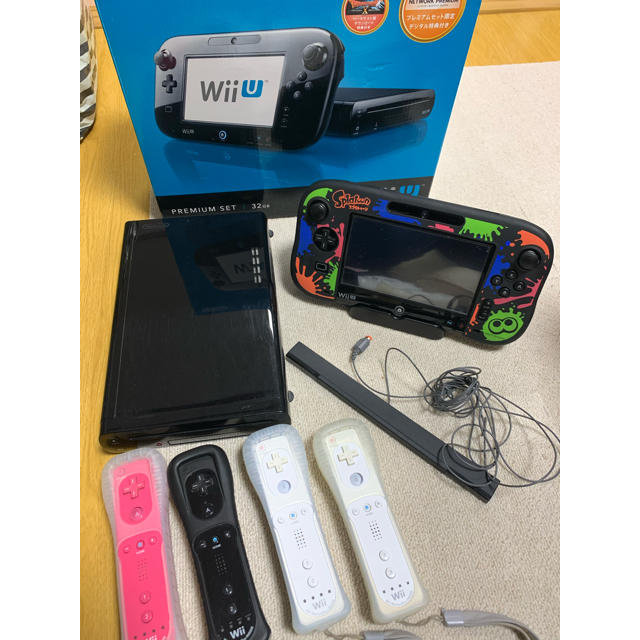 【まとめ売り】WiiU 32GB プレミアムセット(黒)ソフト9本