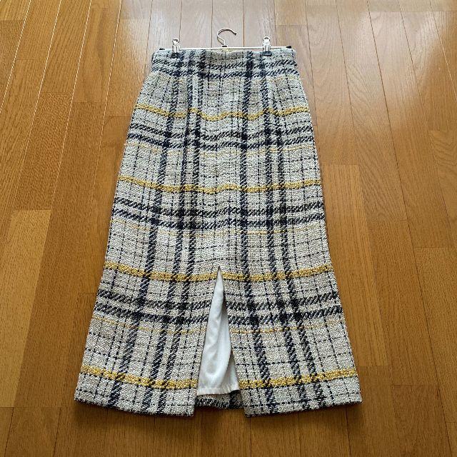 Mila Owen(ミラオーウェン)の Mila Owen☆ツイードスカート レディースのスカート(ひざ丈スカート)の商品写真