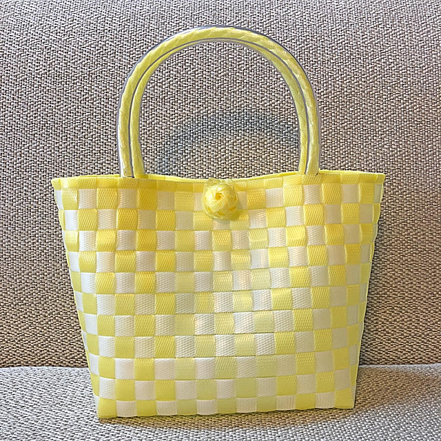 Sサイズプラカゴ 黄色 オーダー品 - バッグ