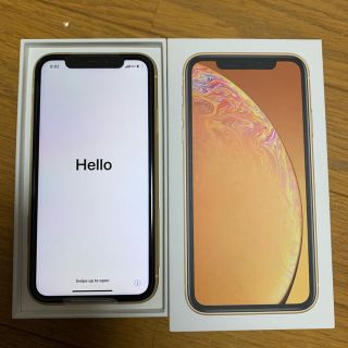 アイフォーン(iPhone)のSIMフリー iPhoneXR 64GB  イエロー(スマートフォン本体)