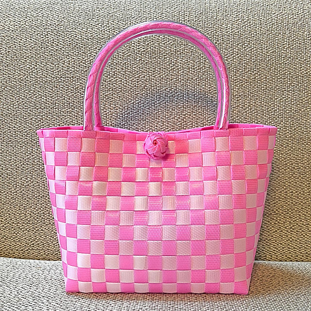 Sサイズプラカゴ ピンク オーダー品 - バッグ