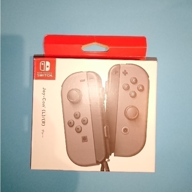 Nintendo Switch(ニンテンドースイッチ)のニンテンドースイッチジョイコン Joy-Con(L)/(R) グレー  エンタメ/ホビーのゲームソフト/ゲーム機本体(その他)の商品写真