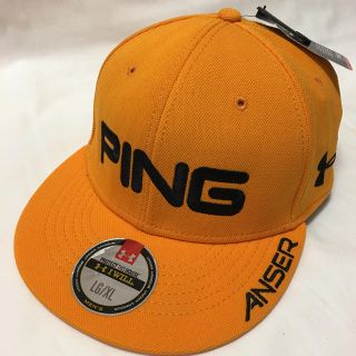 ピン(PING)の未使用 PING アンダーアーマー  フラット キャップ ゴルフ レア(キャップ)