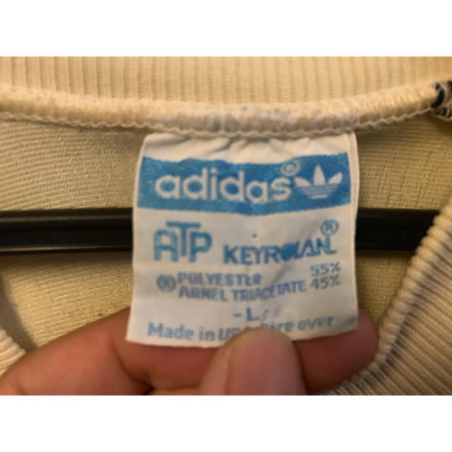 adidas ATP クリーム×ネイビー ビンテージ ジャージ