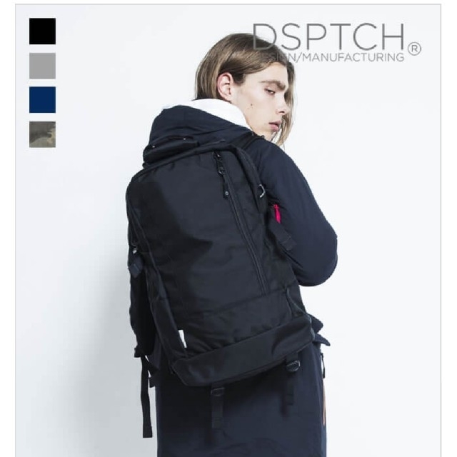 dsptch daypack タウンユースから小旅行まで使えるバックパック