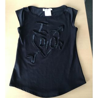 クリスチャンディオール(Christian Dior)のChristian Dior ディオール　トップス（ブラック）(Tシャツ(半袖/袖なし))