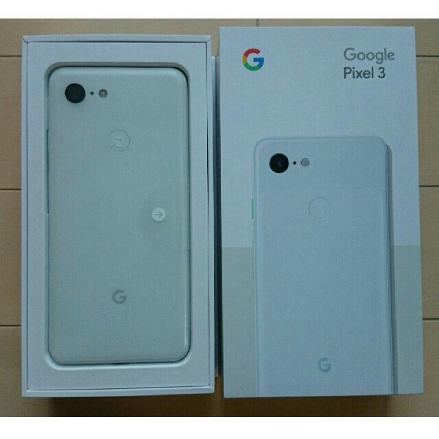 購入時の物は全て揃っておりますドコモGoogle Pixel3  64GB 白 SIMﾛｯｸ解除済 [新品]