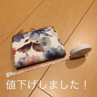 水彩花柄 二つ折り財布(財布)