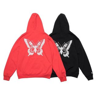 ジーディーシー(GDC)のGirls Don't Cry BUTTERFLY HOODY L size(パーカー)