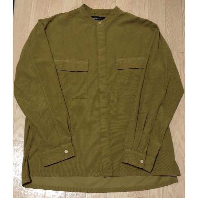 UNITED ARROWS green label relaxing(ユナイテッドアローズグリーンレーベルリラクシング)のgreen label relaxing バンドカラーコーデュロイシャツ メンズのトップス(シャツ)の商品写真