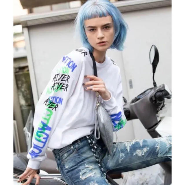 STUDIOUS(ステュディオス)のCASPER JOHN AIVER　スプレープリントスリーブロンT メンズのトップス(Tシャツ/カットソー(七分/長袖))の商品写真