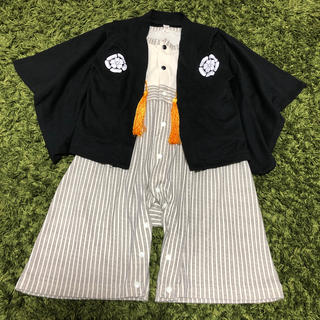 袴 ロンパース 男の子 80cm 長袖(和服/着物)