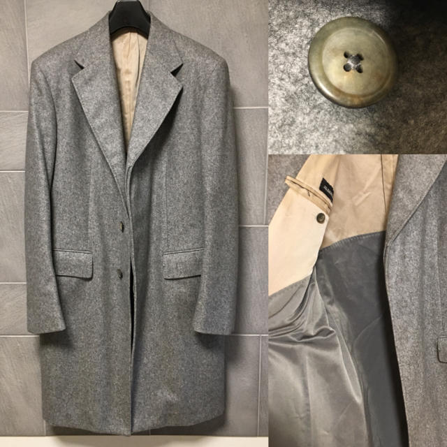 Jil Sander(ジルサンダー)のJil Sander カシミヤ コート メンズのジャケット/アウター(チェスターコート)の商品写真