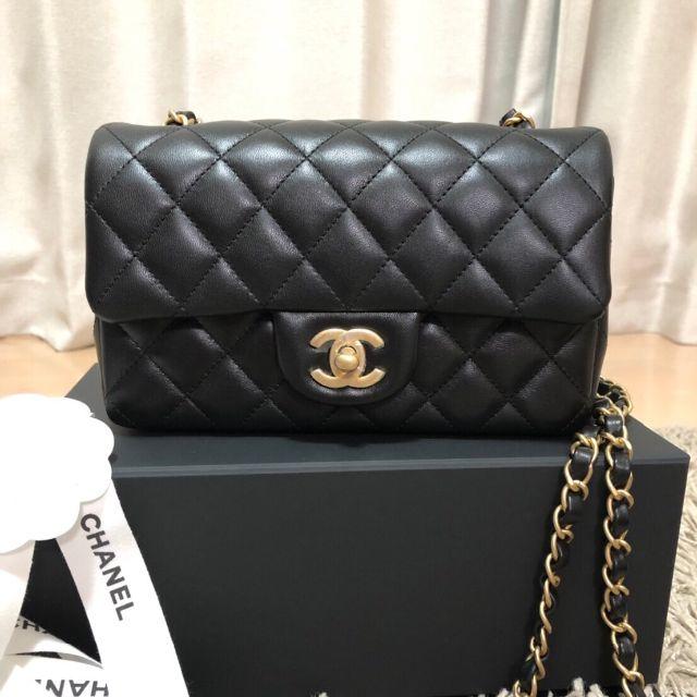 CHANEL - 【限定値下☆新品】シャネル ミニ フラップバッグ(ゴールド金具！)の通販 by ETHL's shop｜シャネルならラクマ