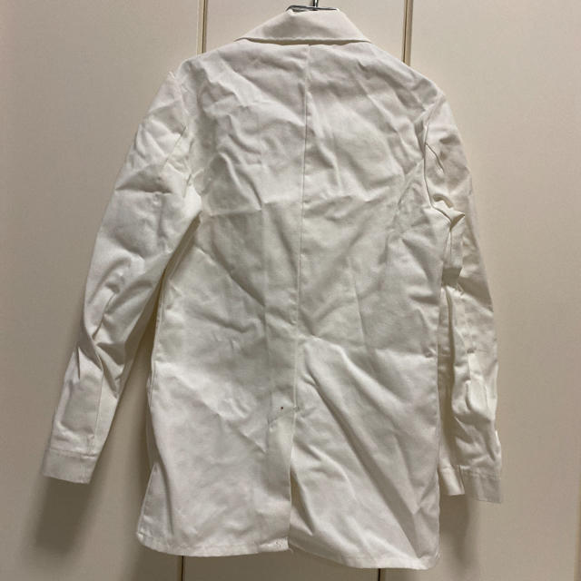 Yohji Yamamoto(ヨウジヤマモト)のビンテージ     ロゴ刺繍ホワイトミリタリージャケット メンズのジャケット/アウター(ミリタリージャケット)の商品写真