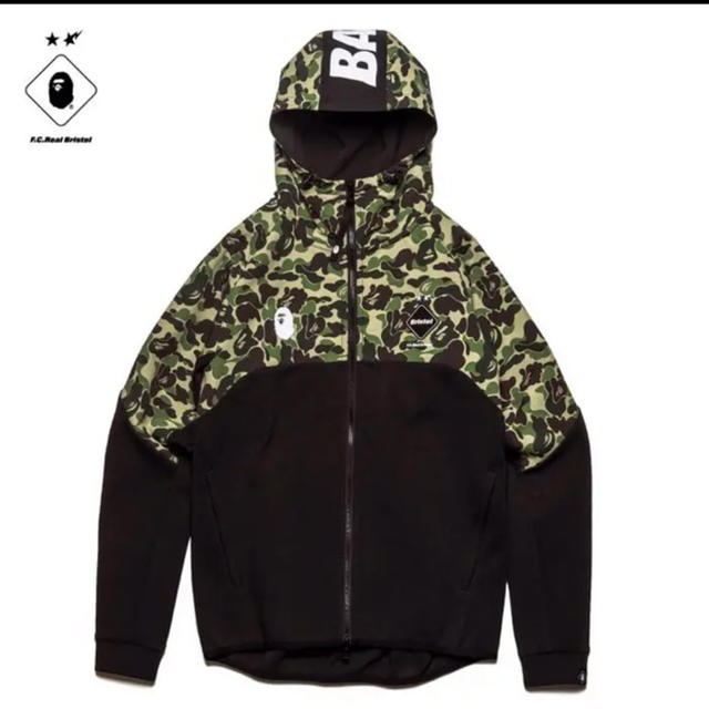 BLACKサイズ10月中限定で値下げ中【希少XL】BAPE®xFCRB VENTILATION