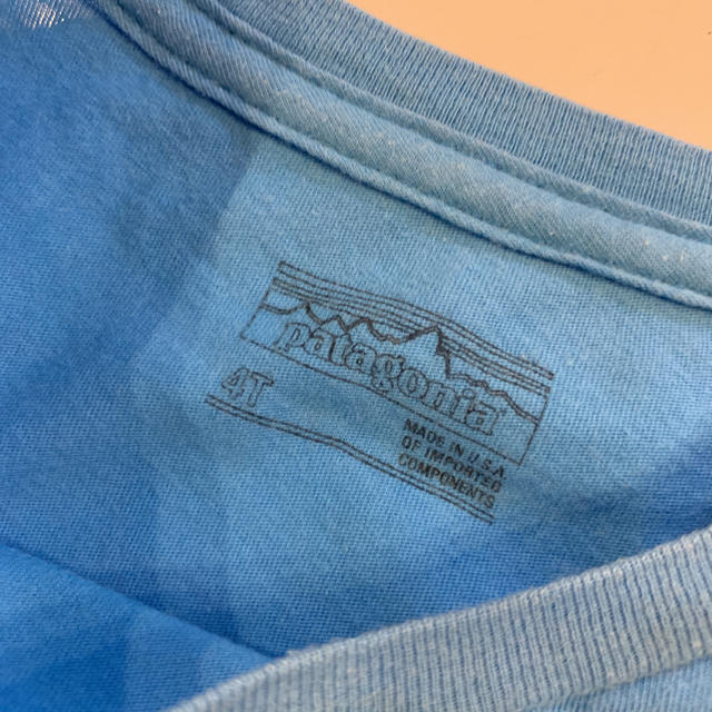 patagonia(パタゴニア)のPatagonia パタゴニア 4T ロゴTシャツ キッズ/ベビー/マタニティのキッズ服男の子用(90cm~)(Tシャツ/カットソー)の商品写真