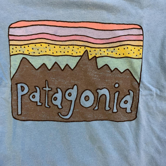 patagonia(パタゴニア)のPatagonia パタゴニア 4T ロゴTシャツ キッズ/ベビー/マタニティのキッズ服男の子用(90cm~)(Tシャツ/カットソー)の商品写真