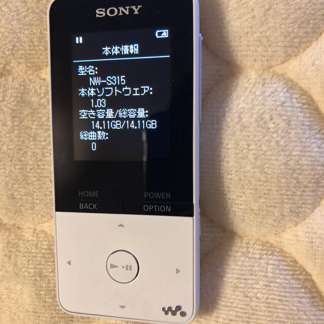 SONY ウォークマン NW-S315 16G(値下げしました)