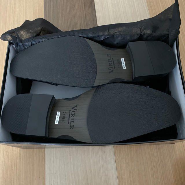 Virile 革靴 メンズ 27cm ブラック メンズの靴/シューズ(ドレス/ビジネス)の商品写真